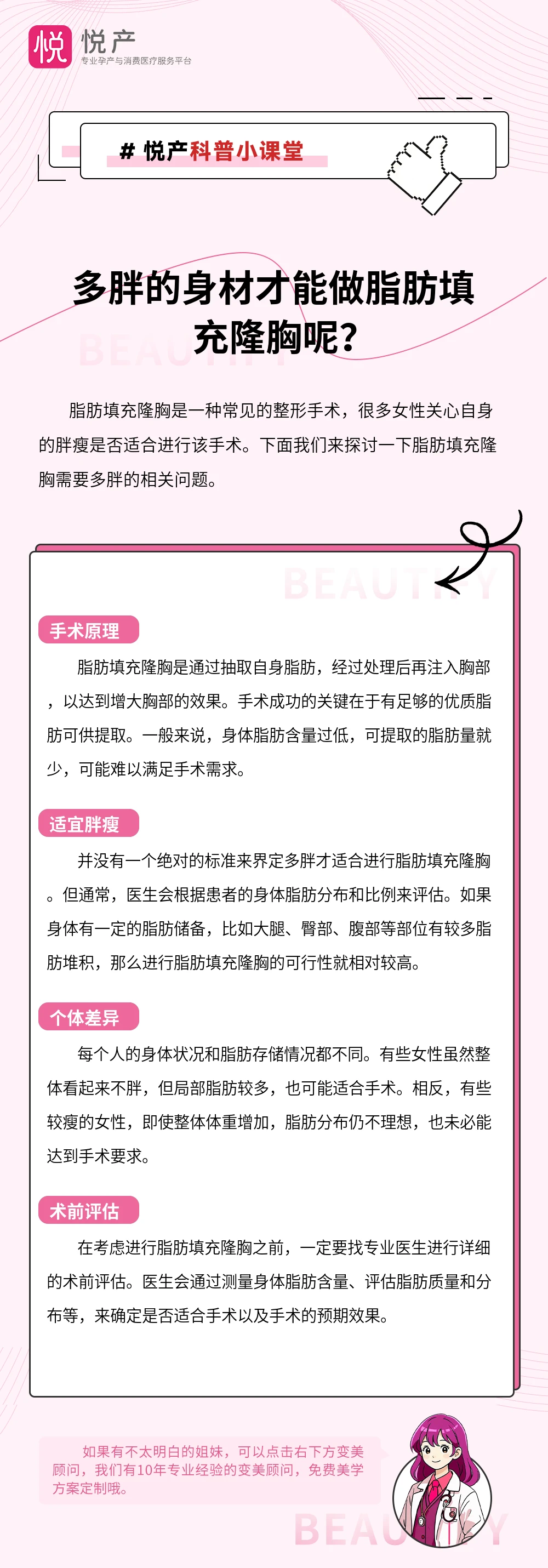 多胖的身材才能做脂肪填充隆胸呢？