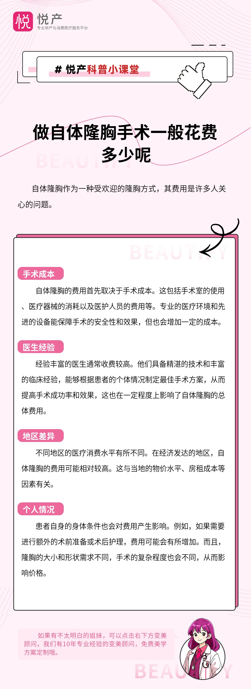 做自体隆胸手术一般花费多少呢