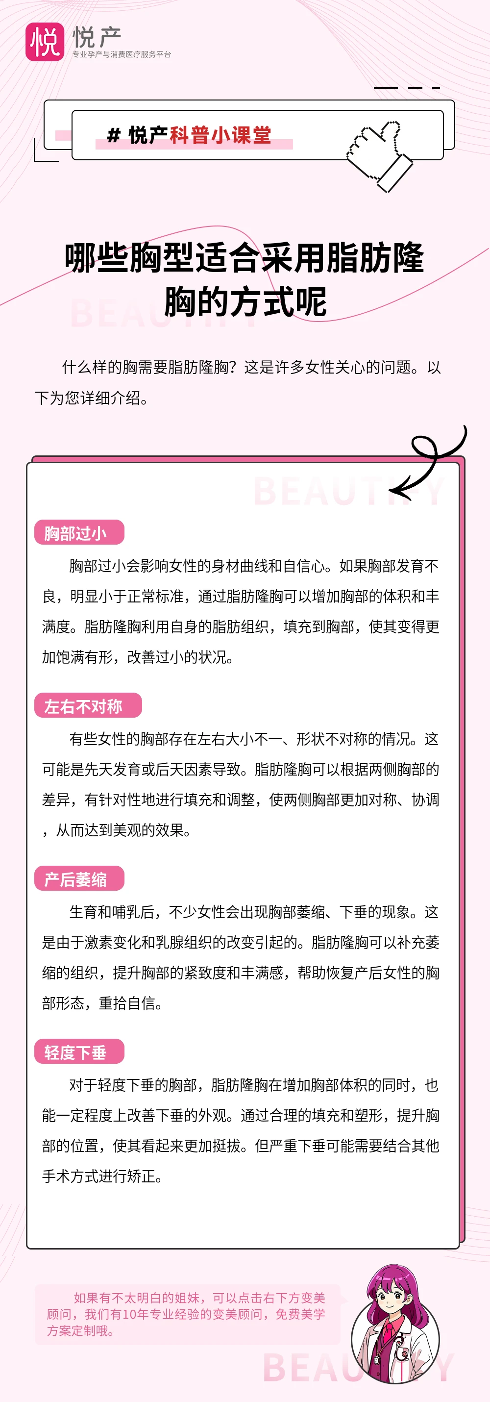 哪些胸型适合采用脂肪隆胸的方式呢