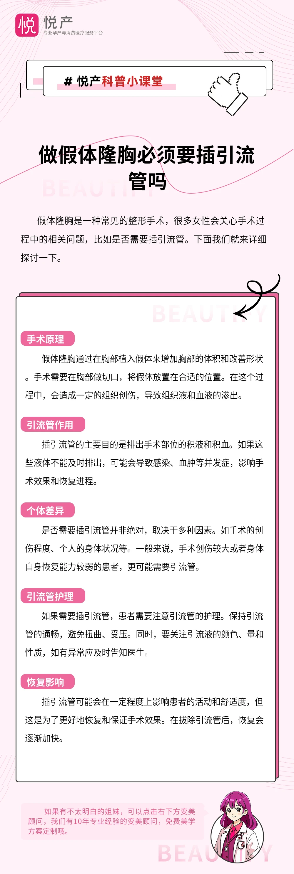 做假体隆胸必须要插引流管吗