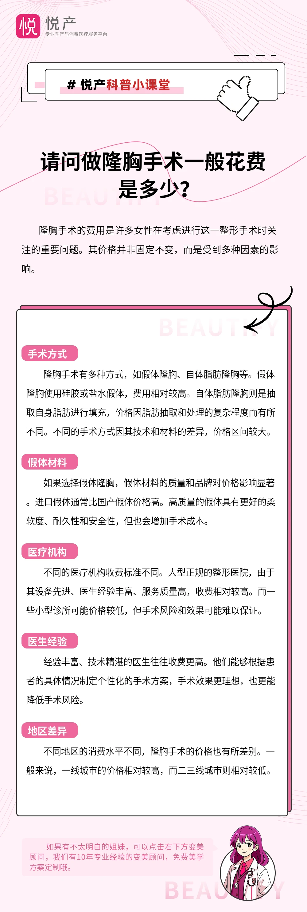 请问做隆胸手术一般花费是多少？