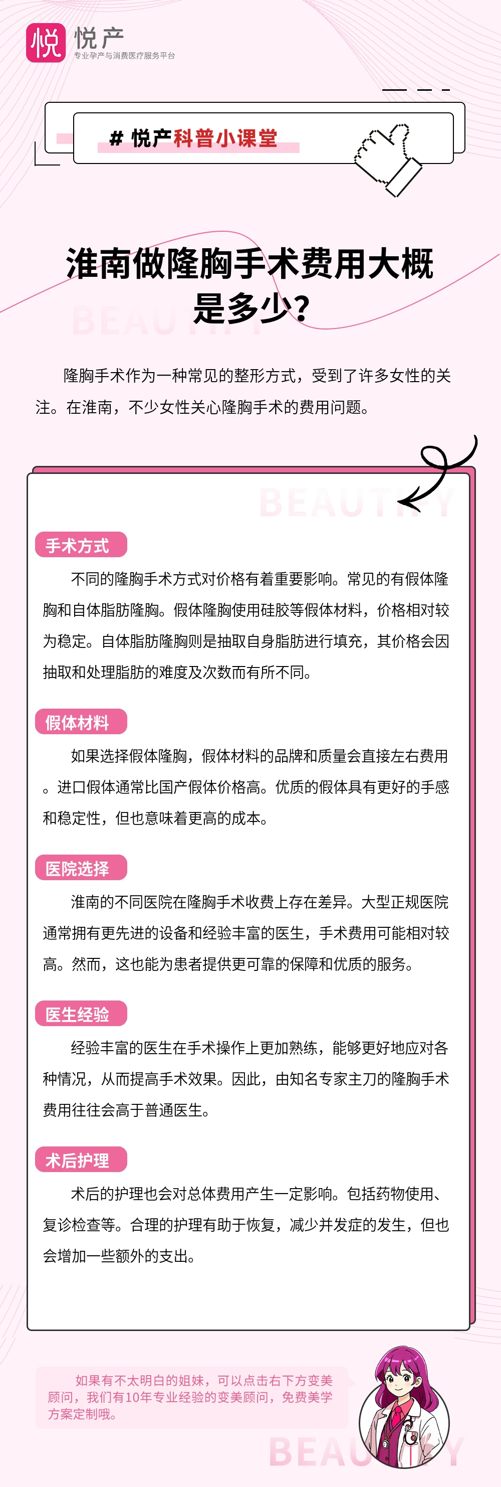 淮南做隆胸手术费用大概是多少？