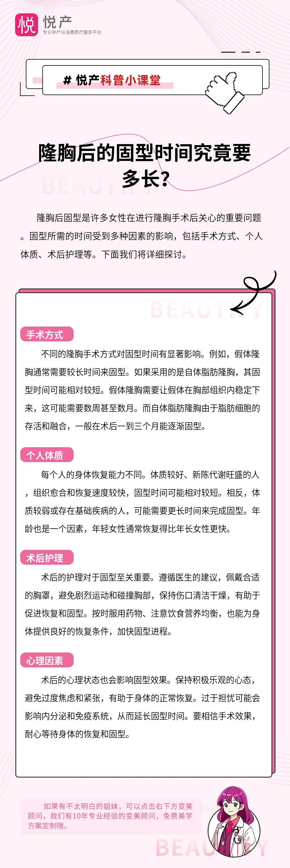 隆胸后的固型时间究竟要多长？