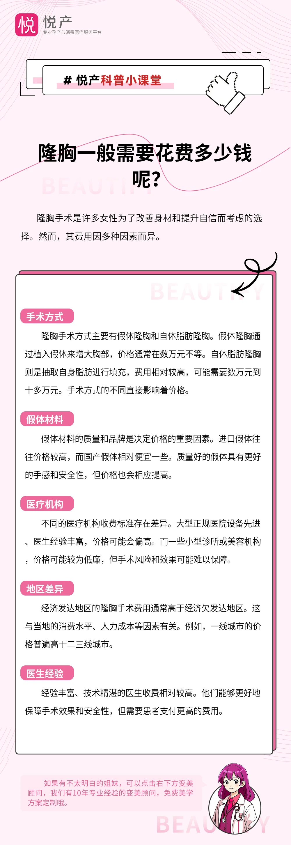 隆胸一般需要花费多少钱呢？