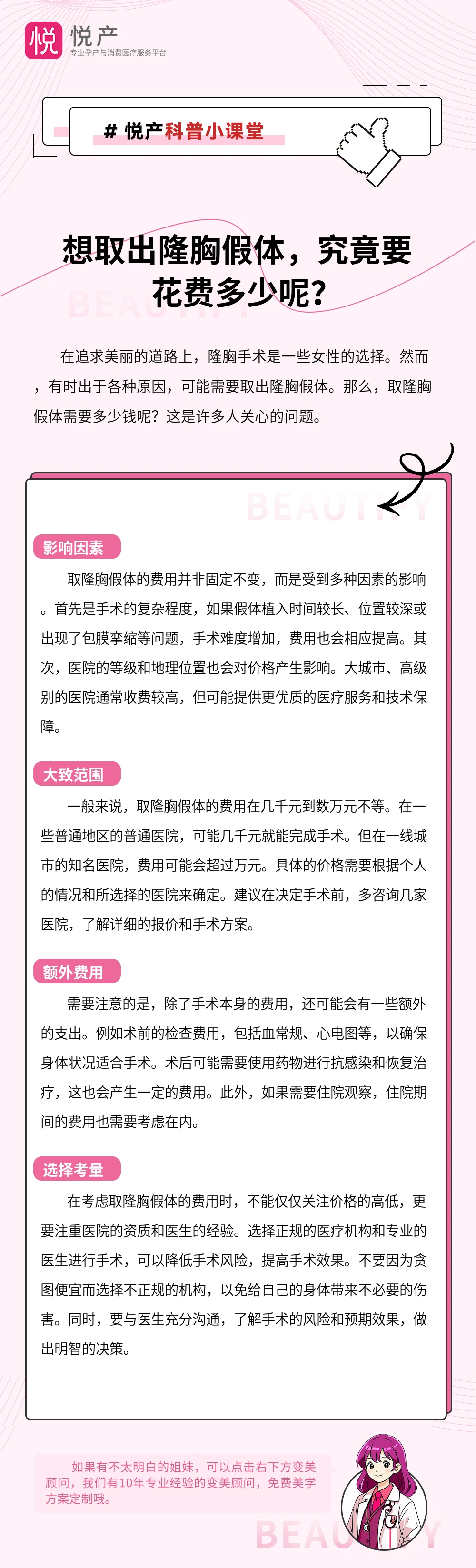 想取出隆胸假体，究竟要花费多少呢？