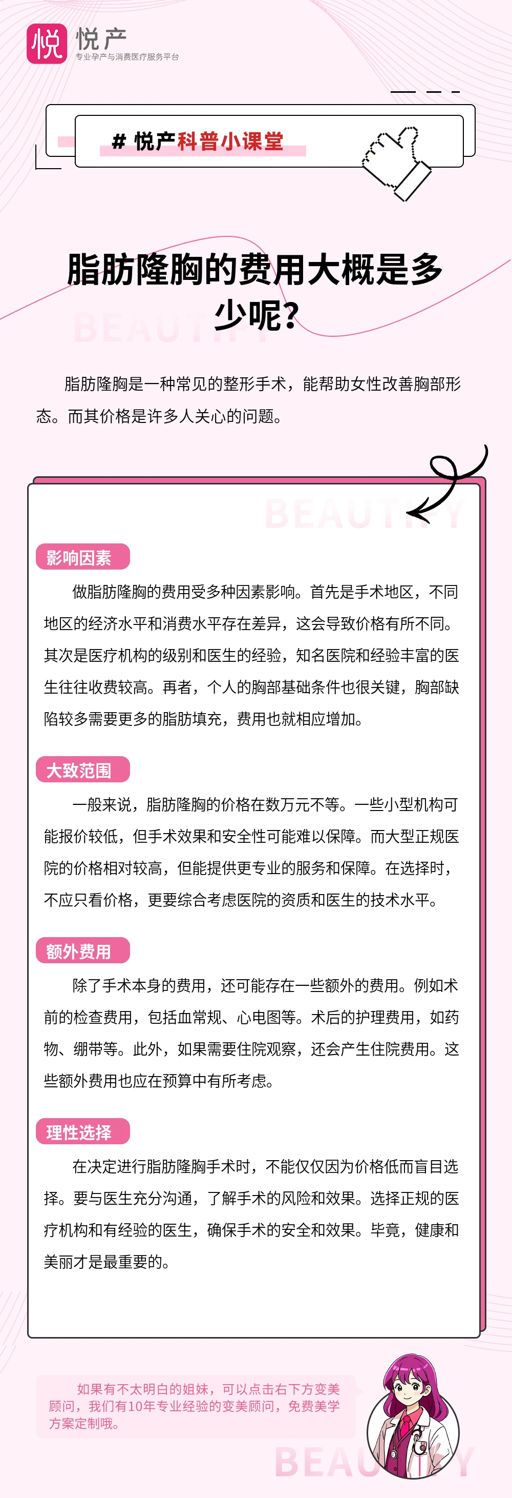 脂肪隆胸的费用大概是多少呢？