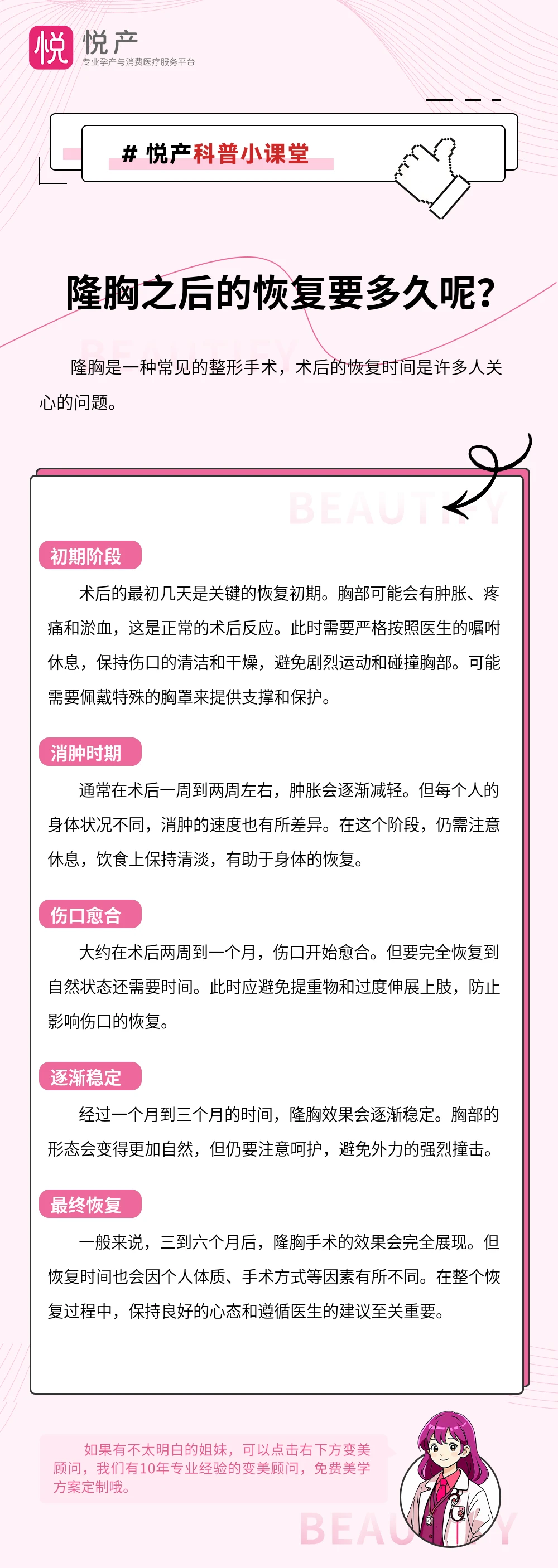 隆胸之后的恢复要多久呢？