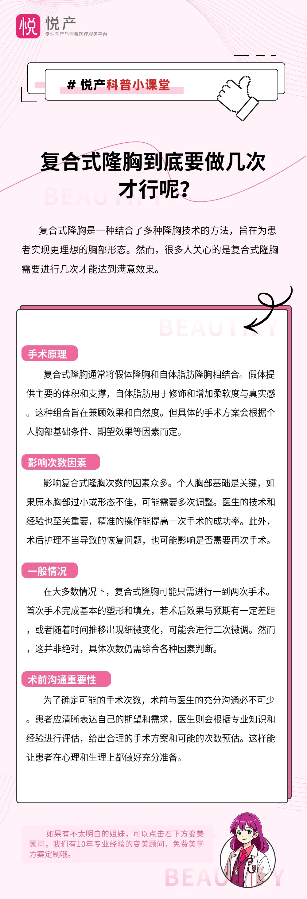 复合式隆胸到底要做几次才行呢？