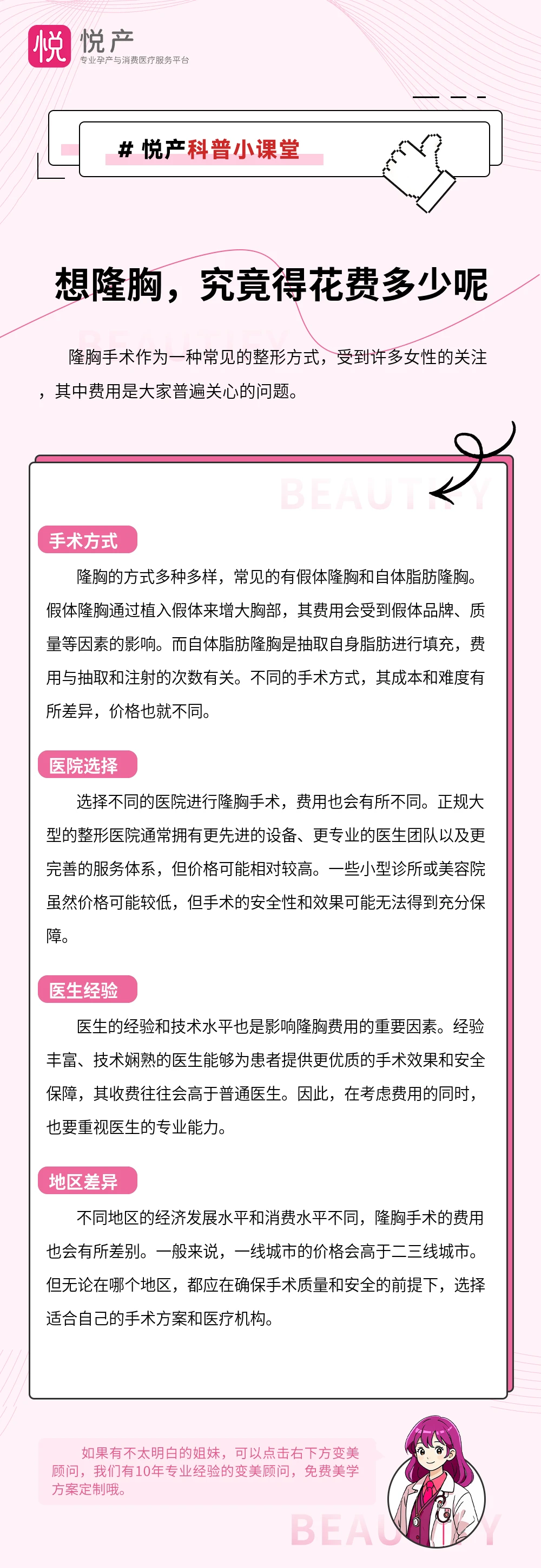 想隆胸，究竟得花费多少呢