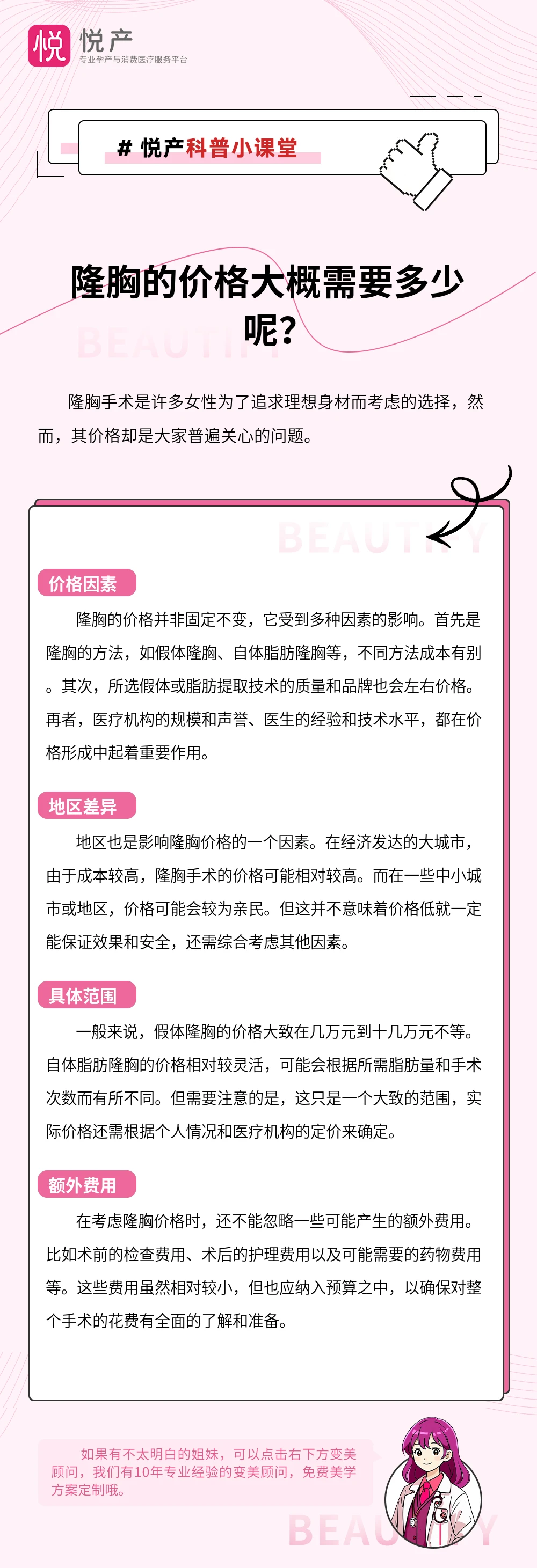 隆胸的价格大概需要多少呢？