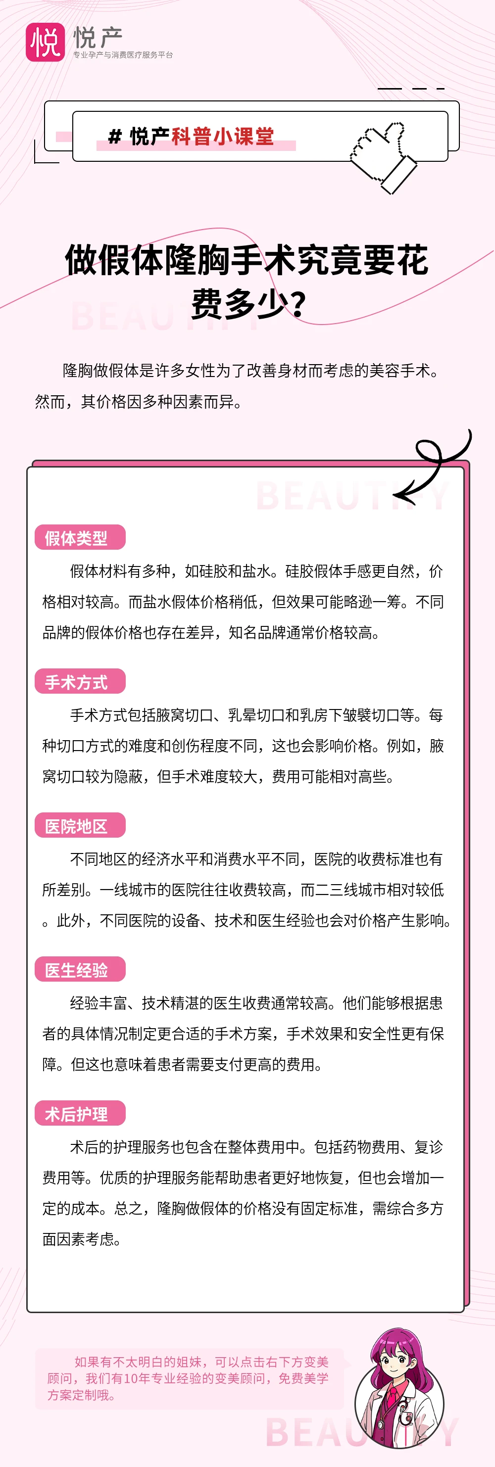 做假体隆胸手术究竟要花费多少？