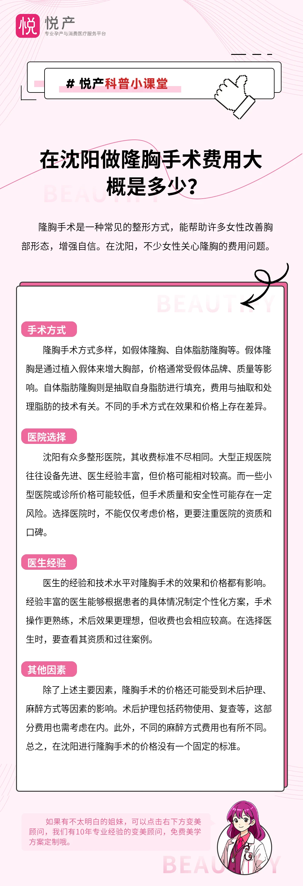 在沈阳做隆胸手术费用大概是多少？