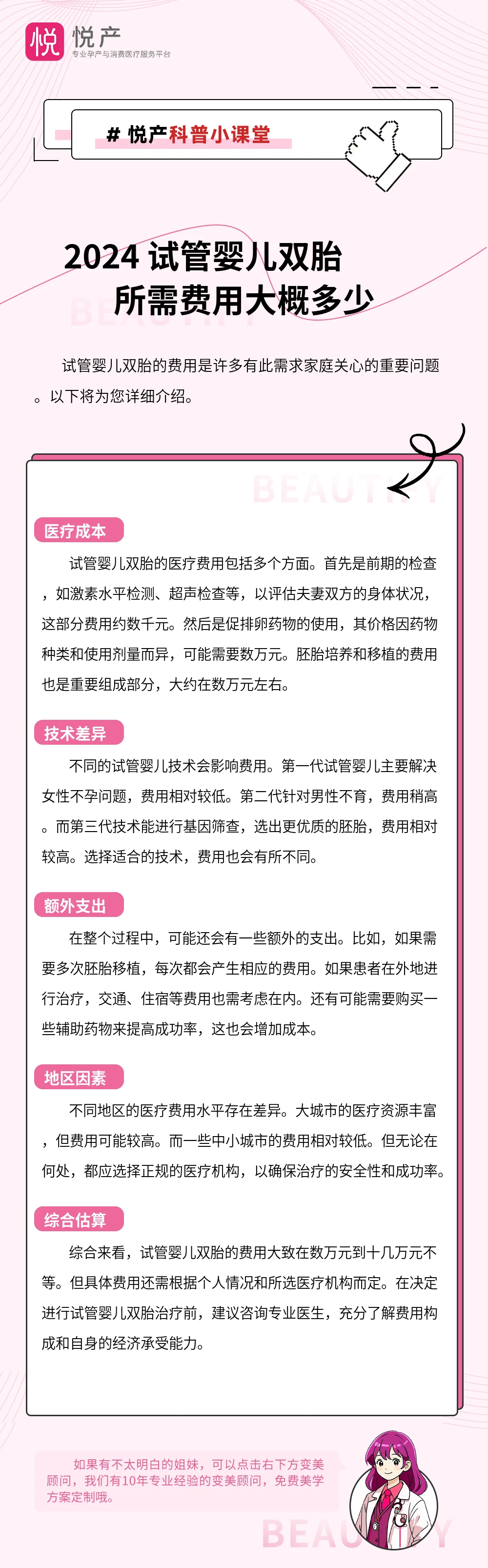 2024 试管婴儿双胎所需费用大概多少