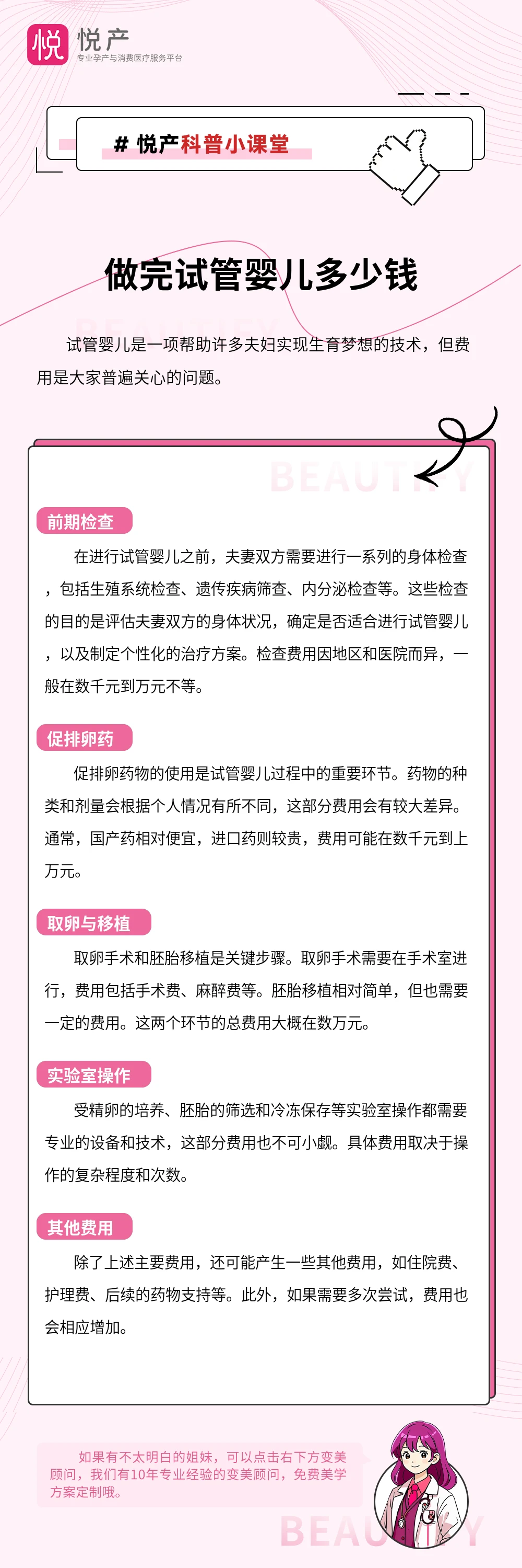 做完试管婴儿多少钱
