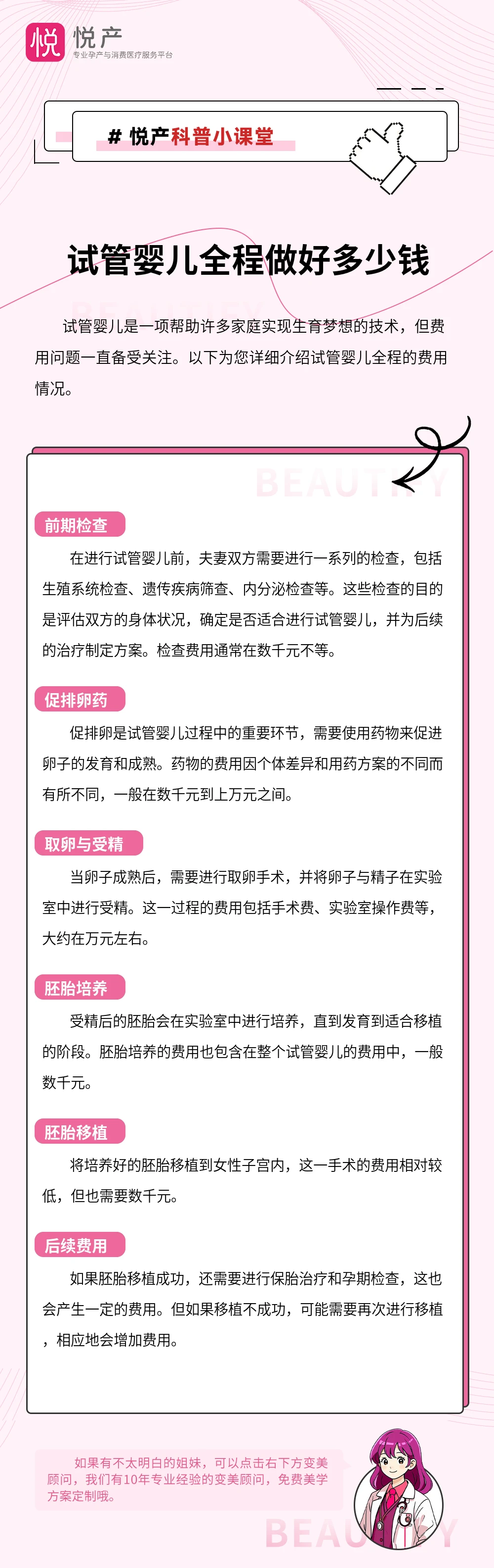 试管婴儿全程做好多少钱