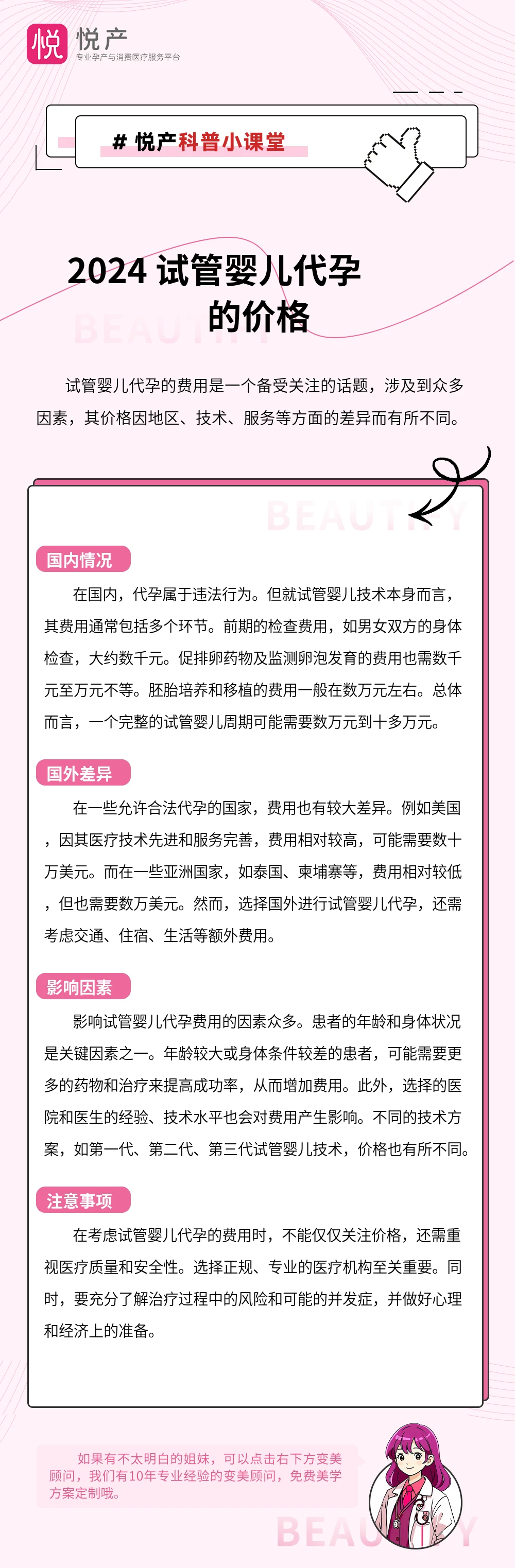 2024 试管婴儿代孕的价格