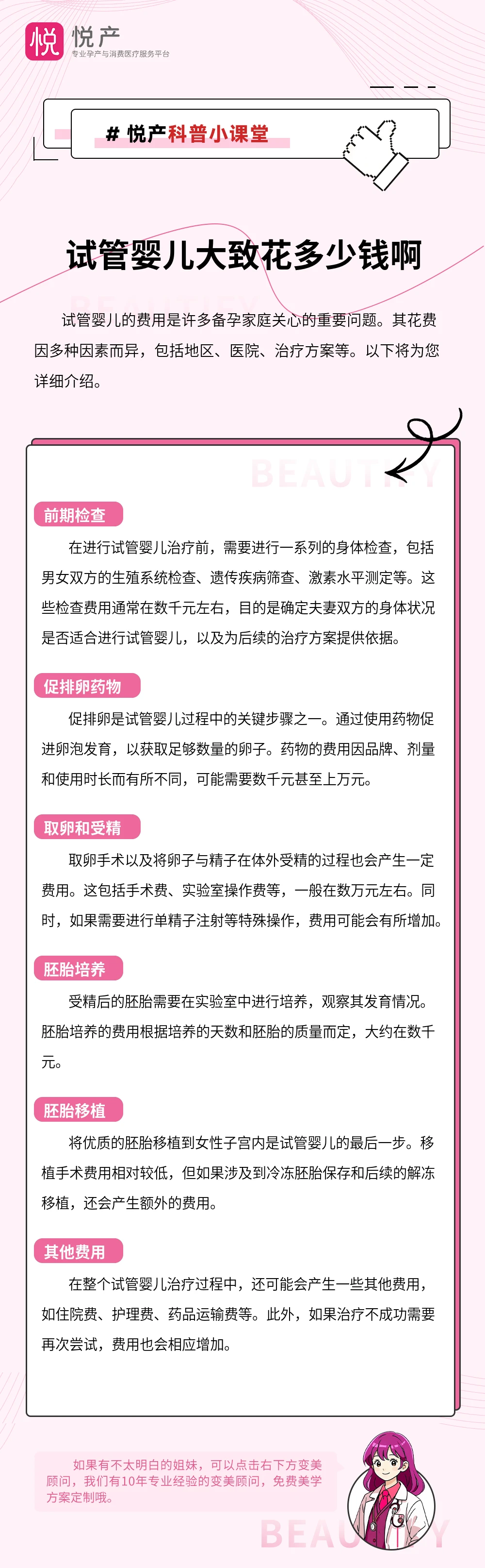 试管婴儿大致花多少钱啊