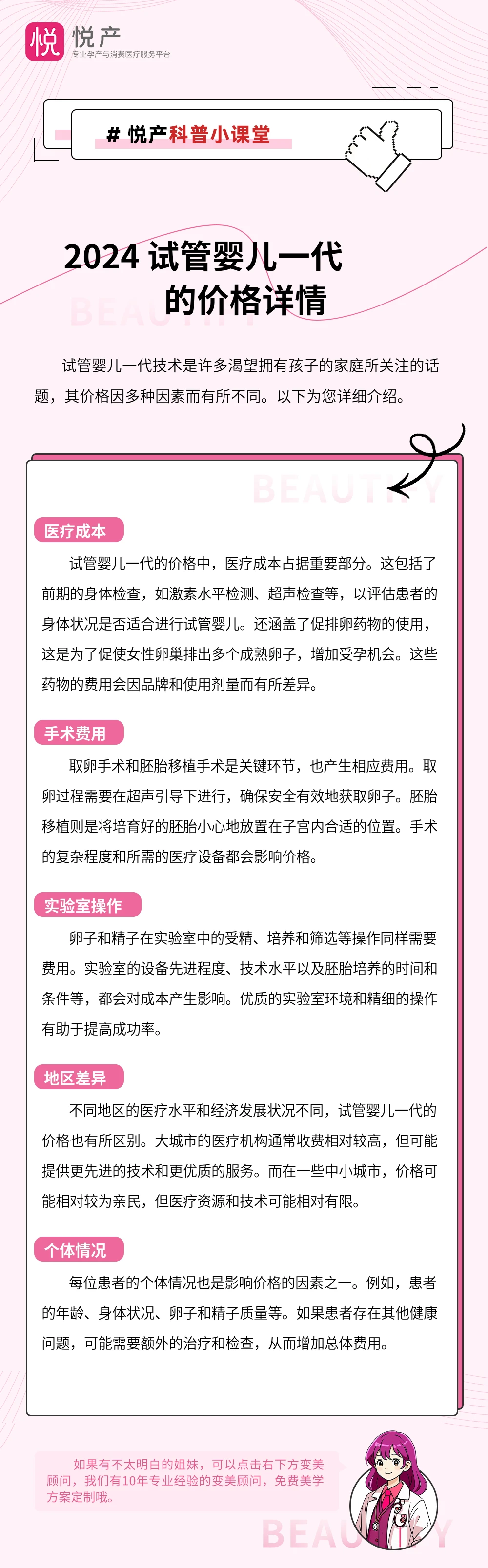 2024 试管婴儿一代的价格详情