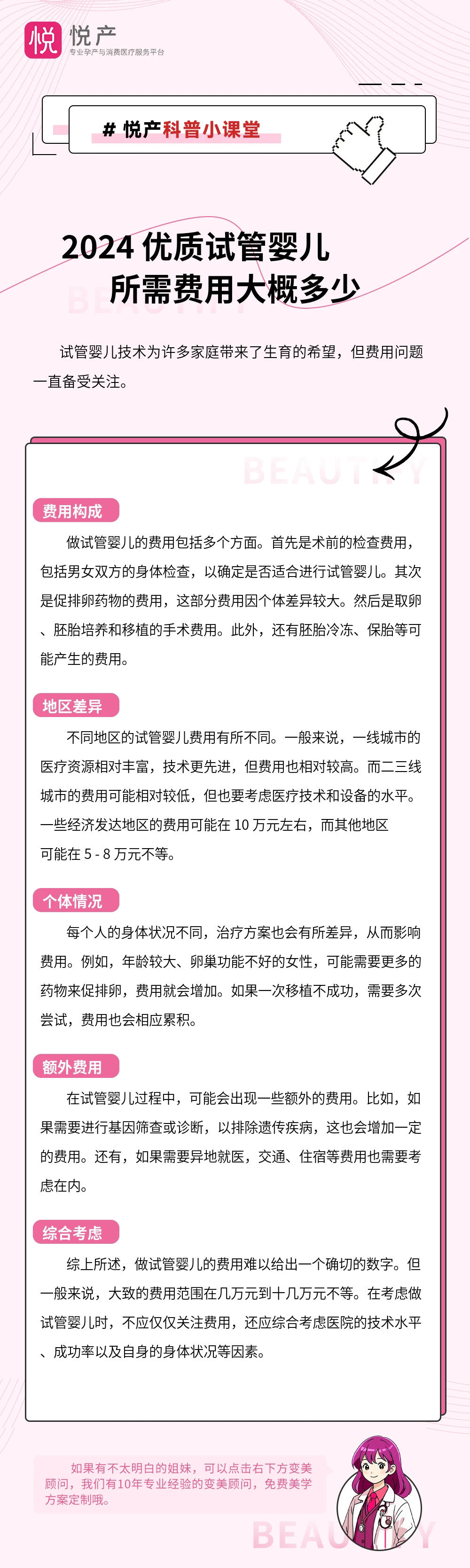 2024 优质试管婴儿所需费用大概多少