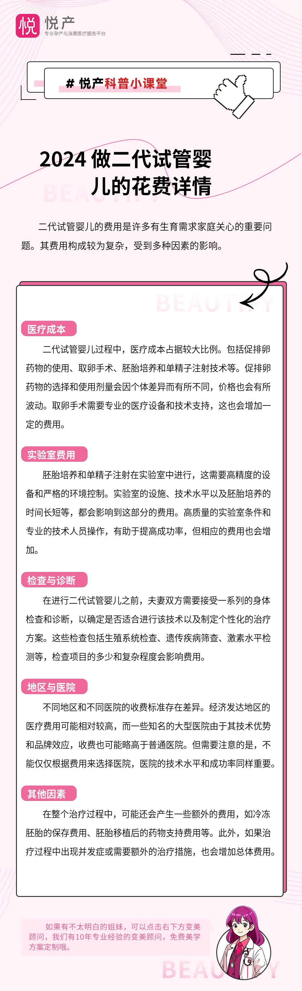 2024 做二代试管婴儿的花费详情