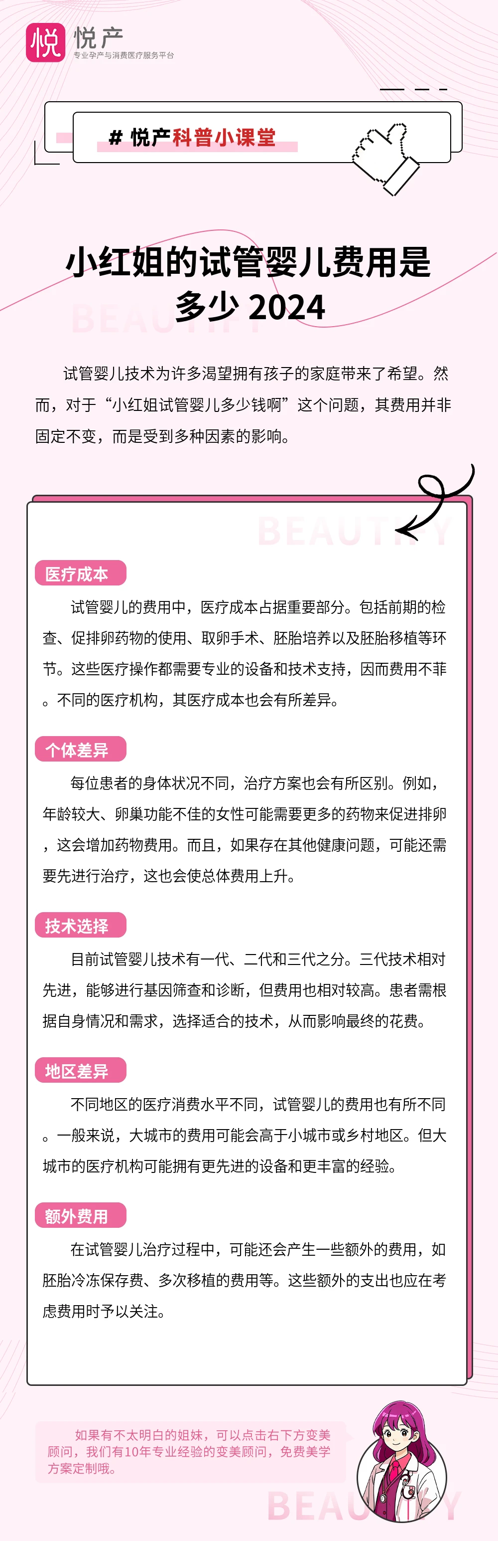 小红姐的试管婴儿费用是多少 2024