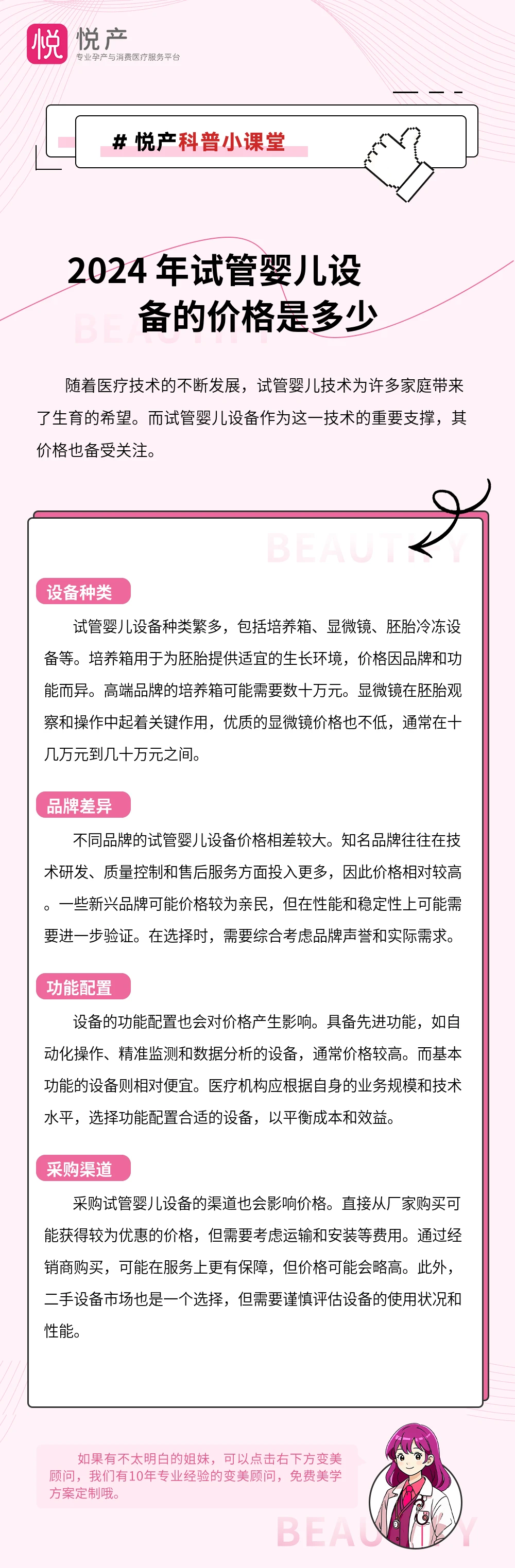 2024 年试管婴儿设备的价格是多少