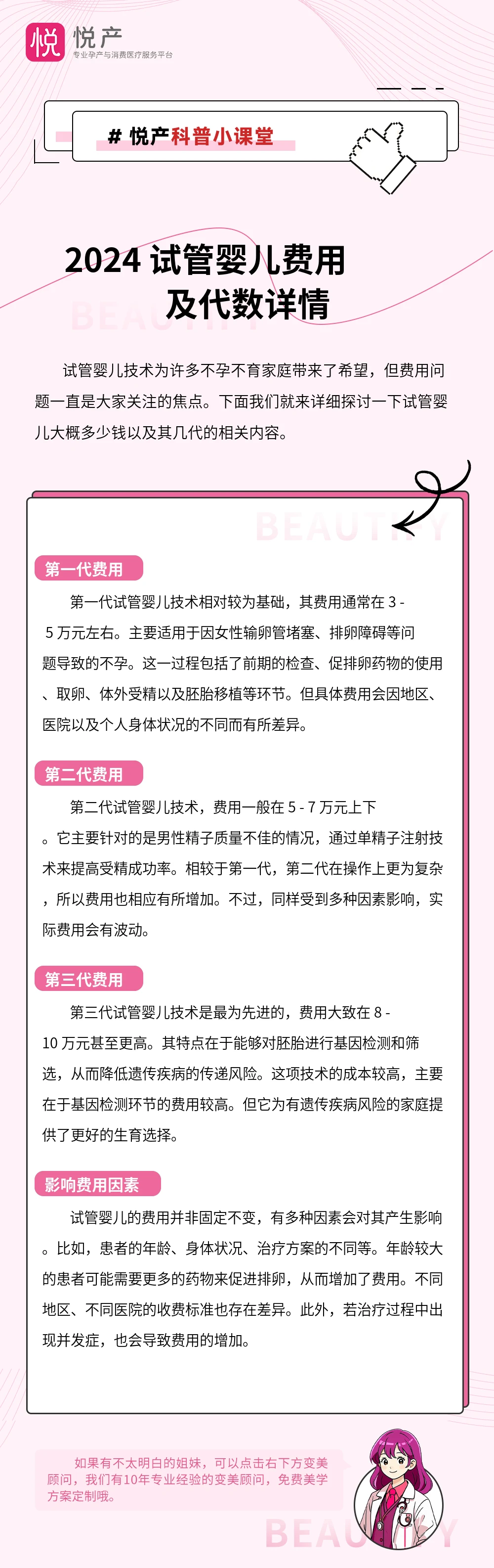 2024 试管婴儿费用及代数详情