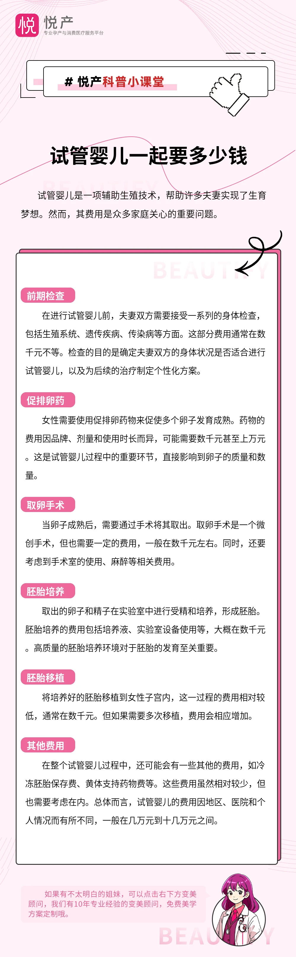 试管婴儿一起要多少钱