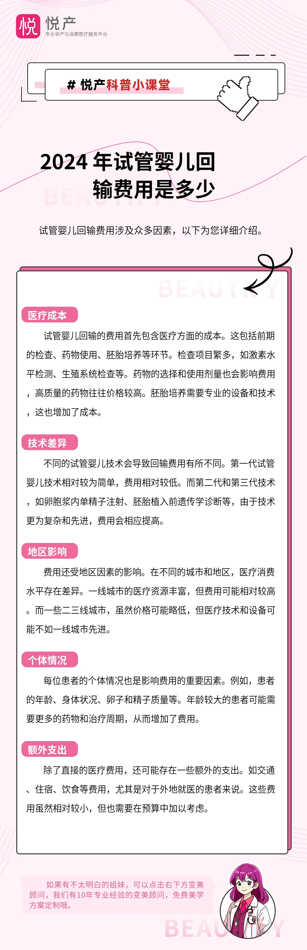 2024 年试管婴儿回输费用是多少