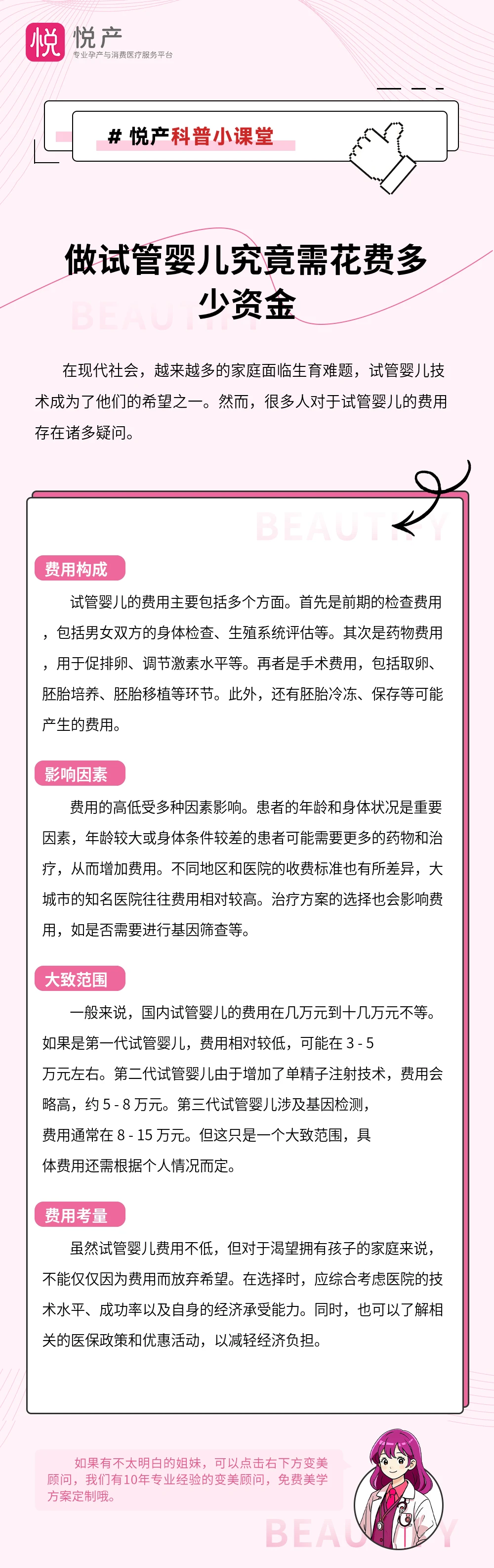 做试管婴儿究竟需花费多少资金