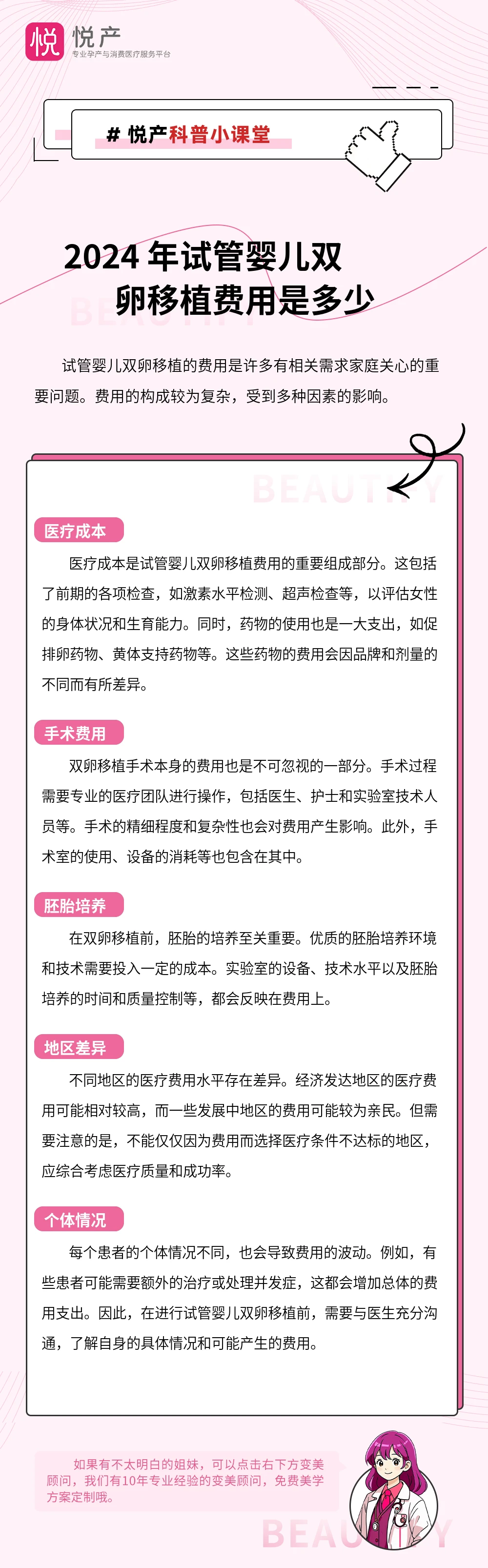 2024 年试管婴儿双卵移植费用是多少