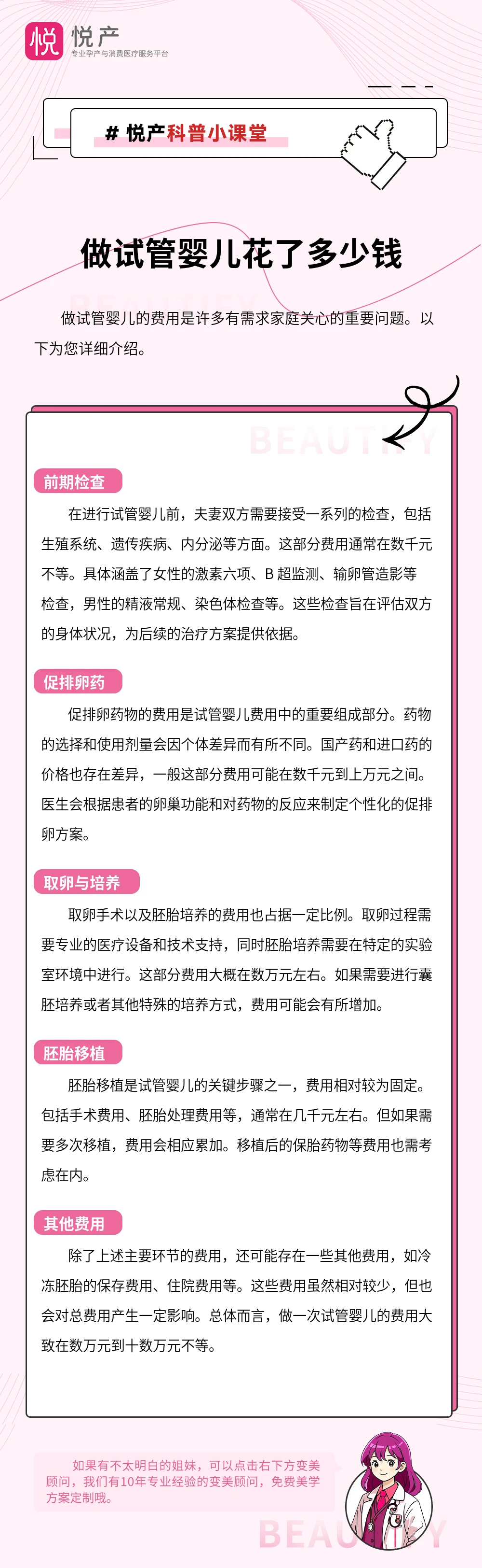 做试管婴儿花了多少钱