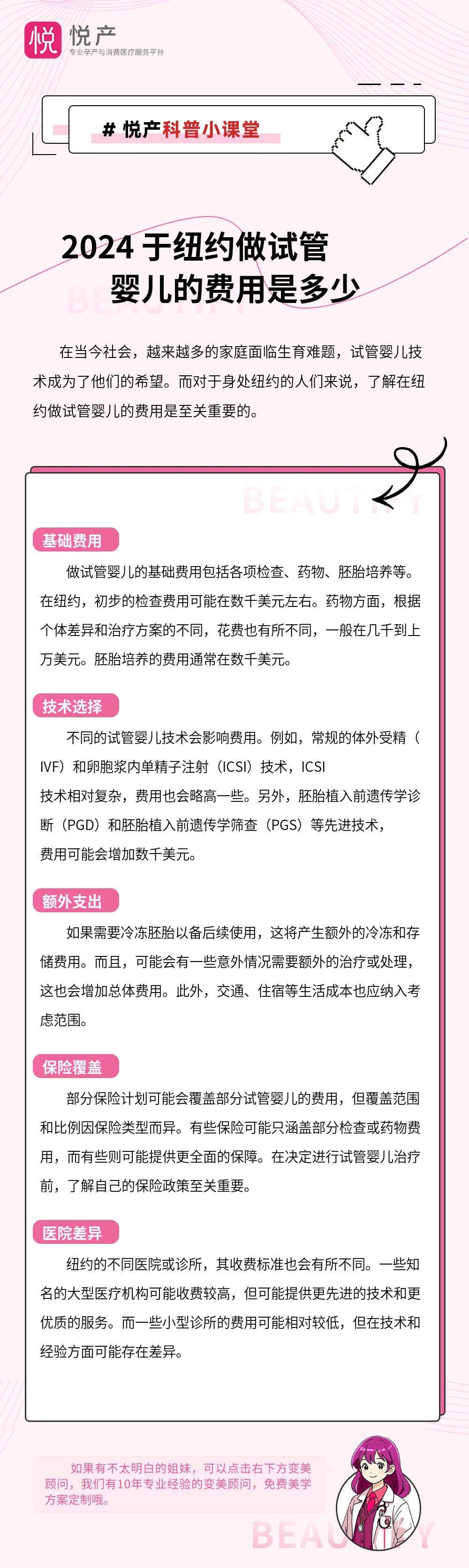 2024 于纽约做试管婴儿的费用是多少