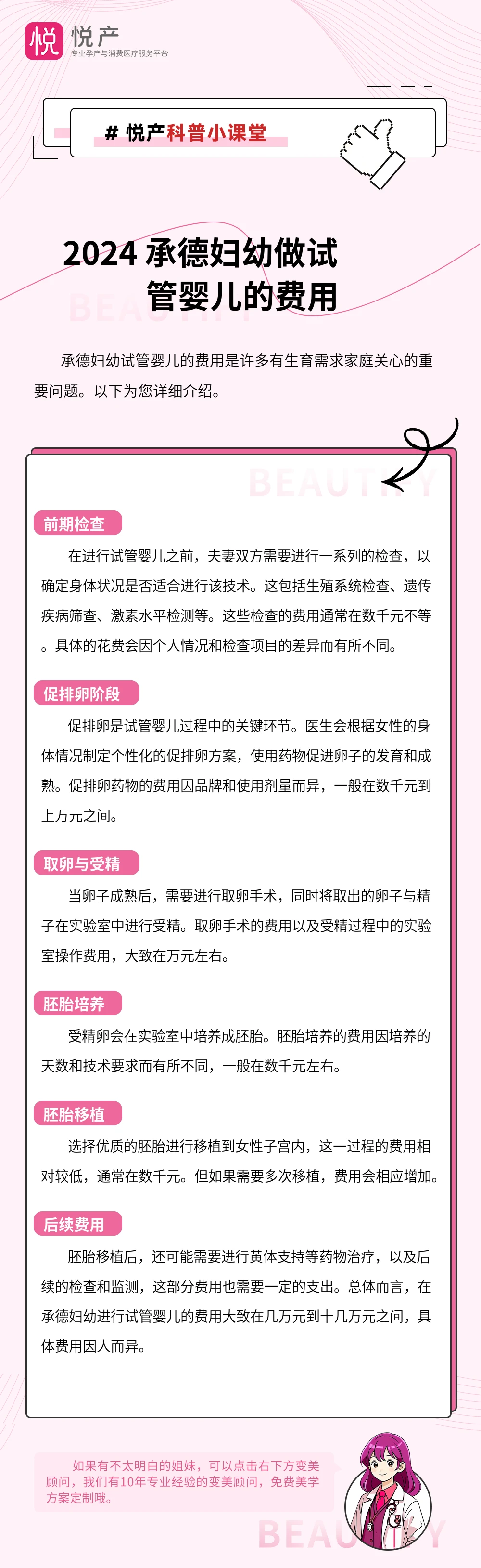 2024 承德妇幼做试管婴儿的费用