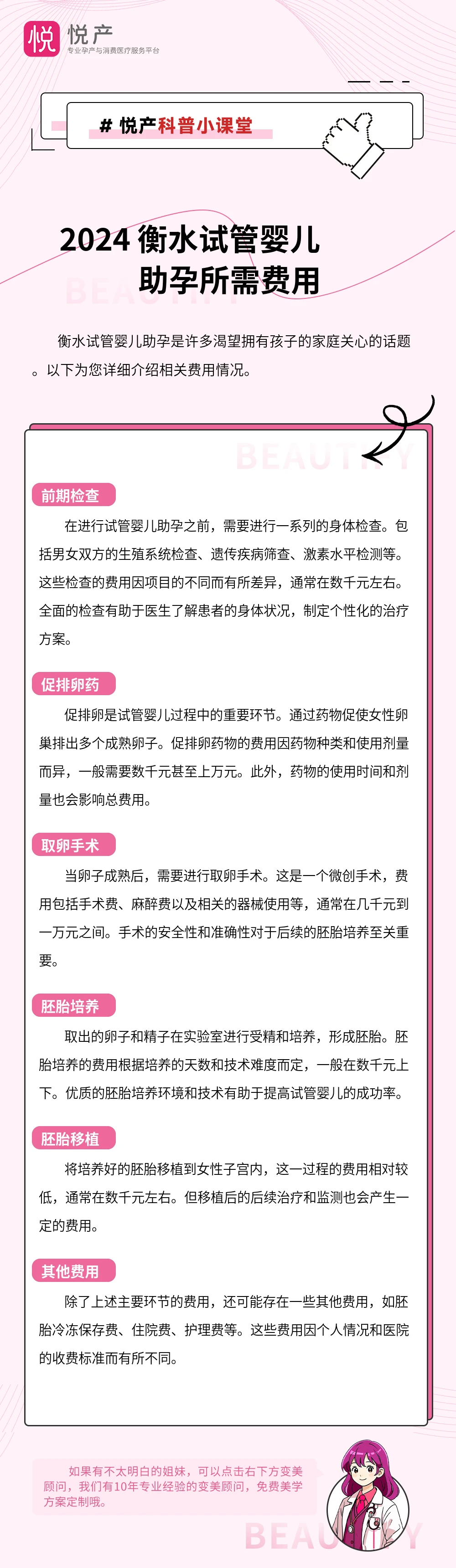 2024 衡水试管婴儿助孕所需费用