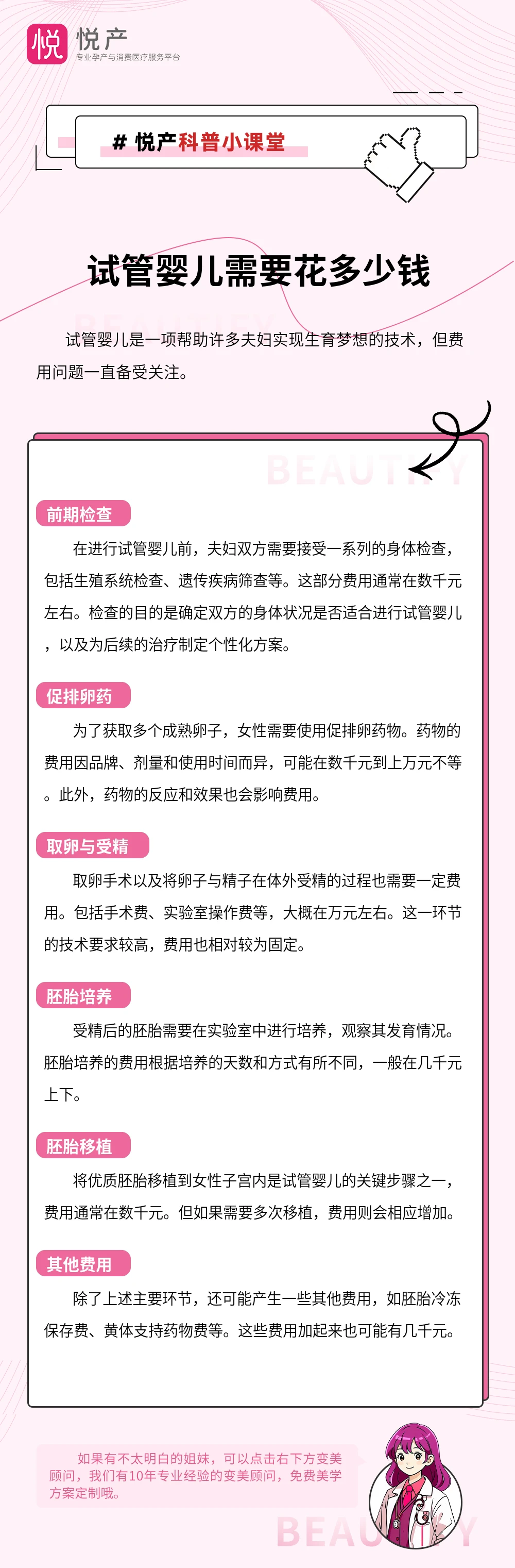试管婴儿需要花多少钱