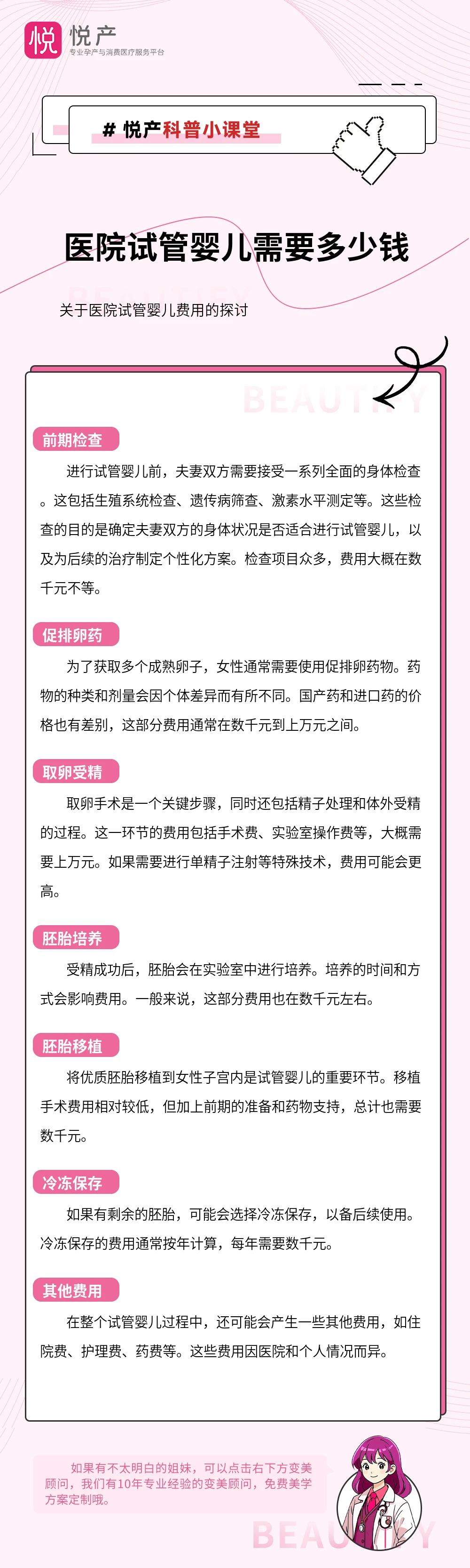 医院试管婴儿需要多少钱