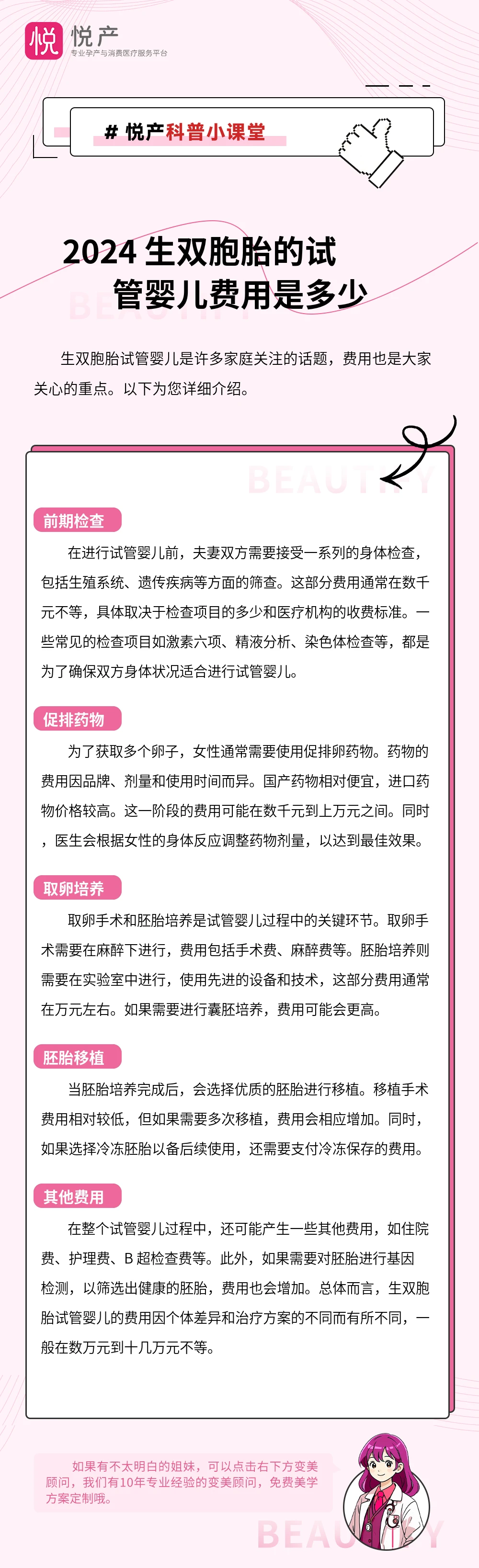 2024 生双胞胎的试管婴儿费用是多少