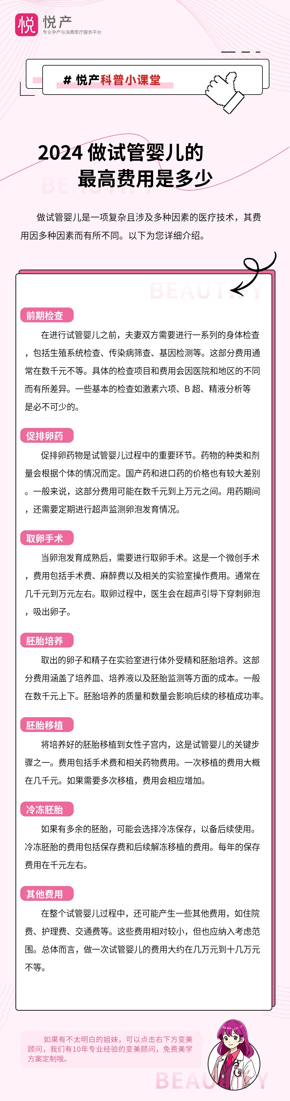 2024 做试管婴儿的最高费用是多少