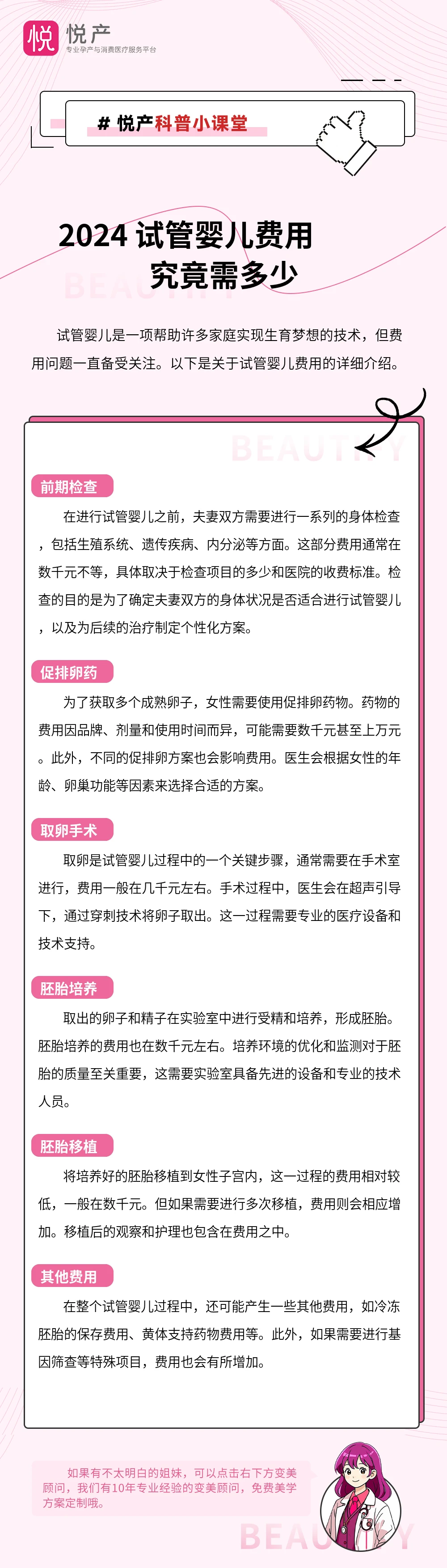 2024 试管婴儿费用究竟需多少