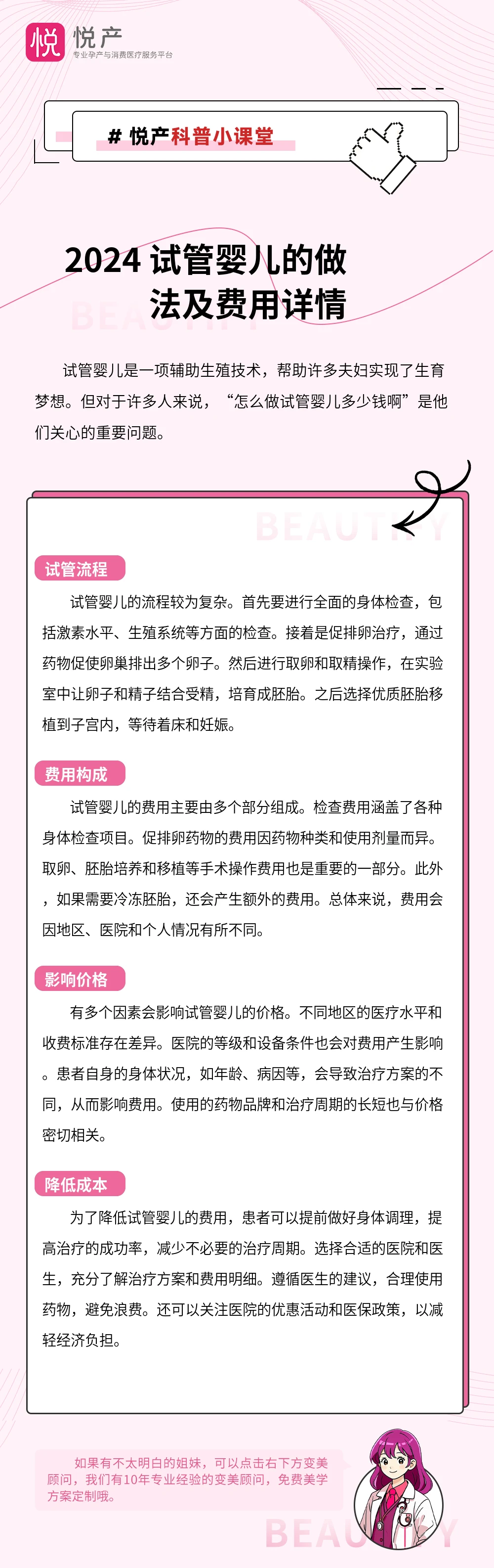 2024 试管婴儿的做法及费用详情