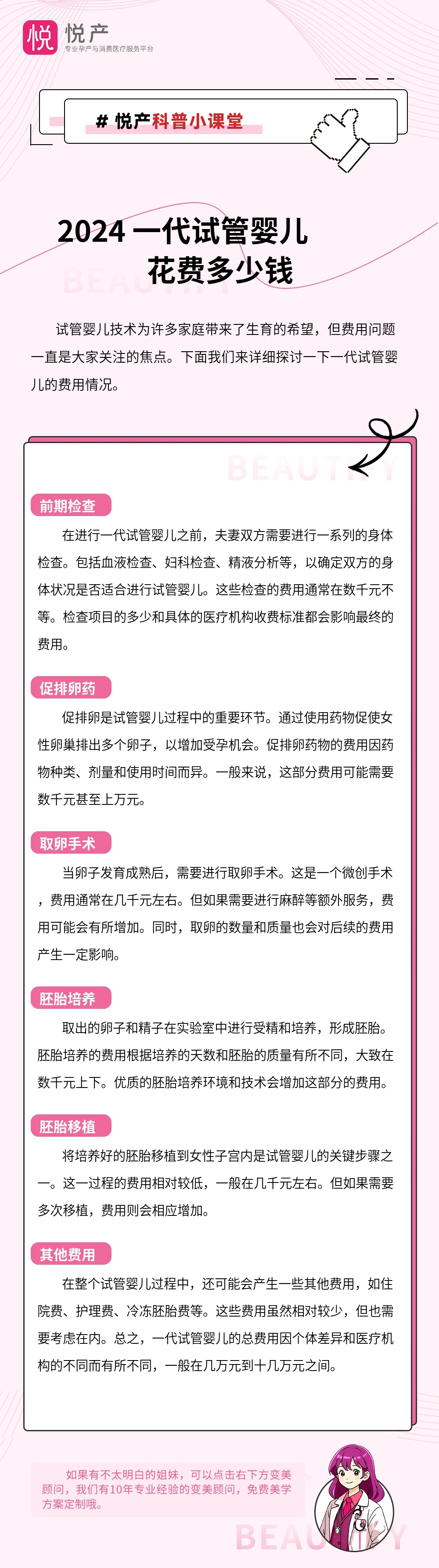 2024 一代试管婴儿花费多少钱