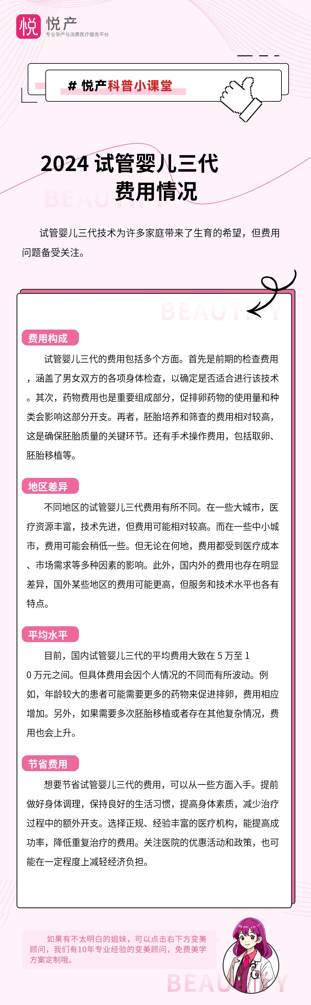 2024 试管婴儿三代费用情况