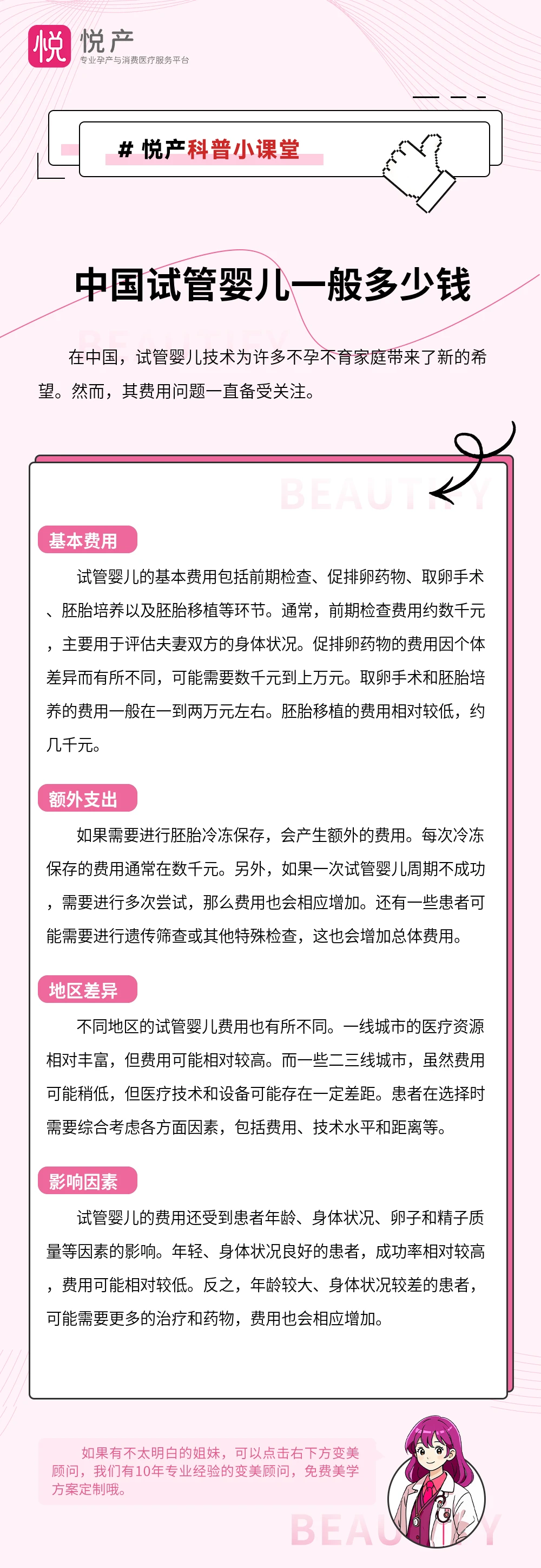 中国试管婴儿一般多少钱
