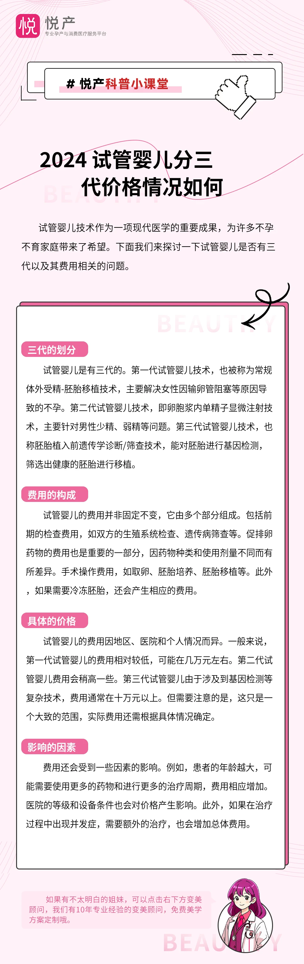 2024 试管婴儿分三代价格情况如何