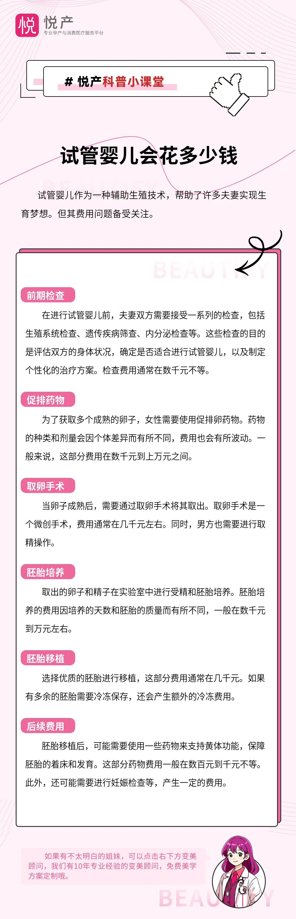 试管婴儿会花多少钱