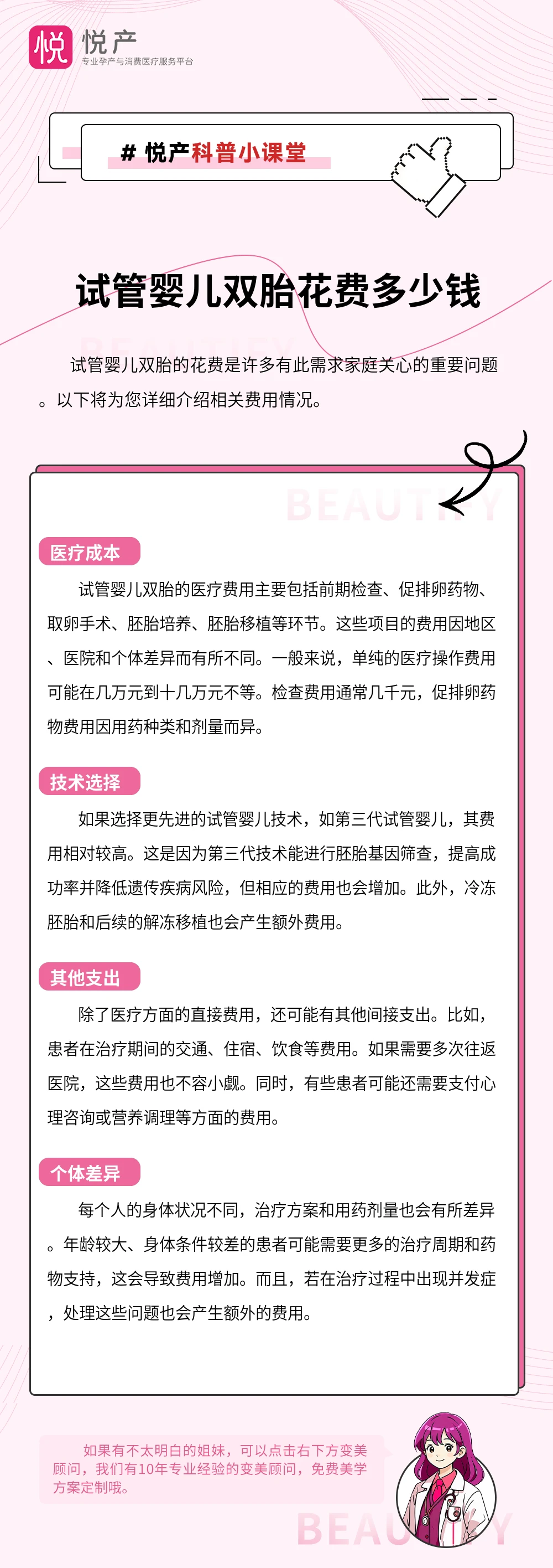 试管婴儿双胎花费多少钱