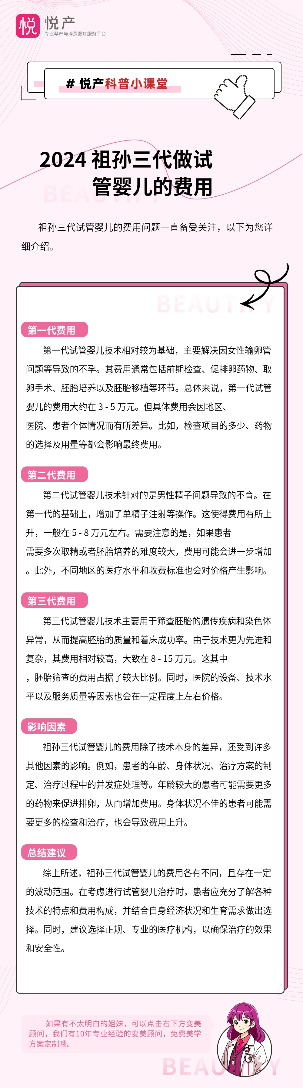 2024 祖孙三代做试管婴儿的费用