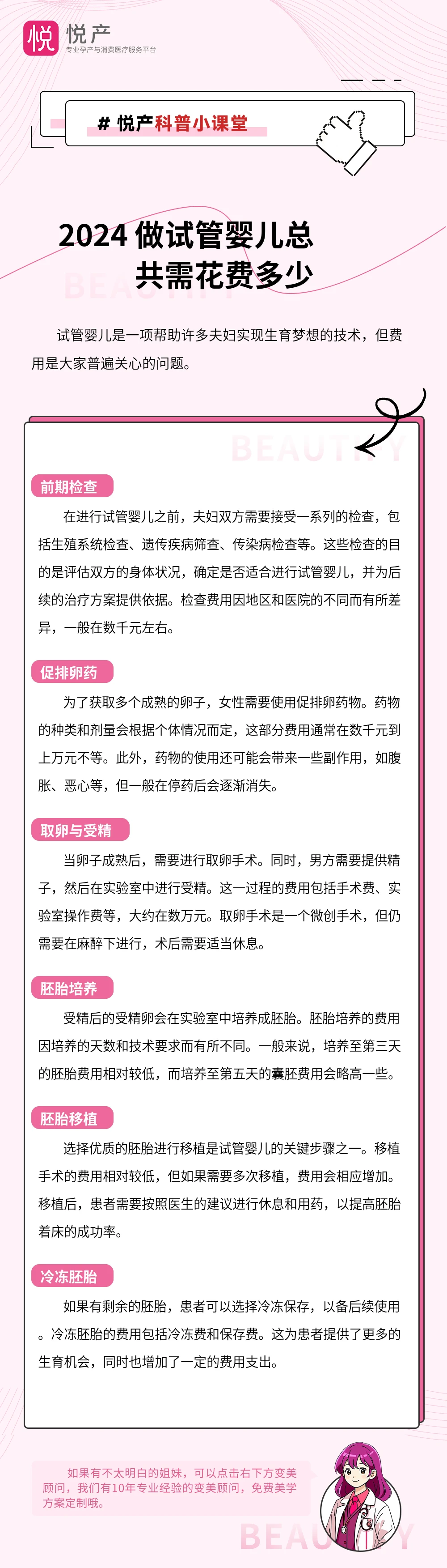 2024 做试管婴儿总共需花费多少