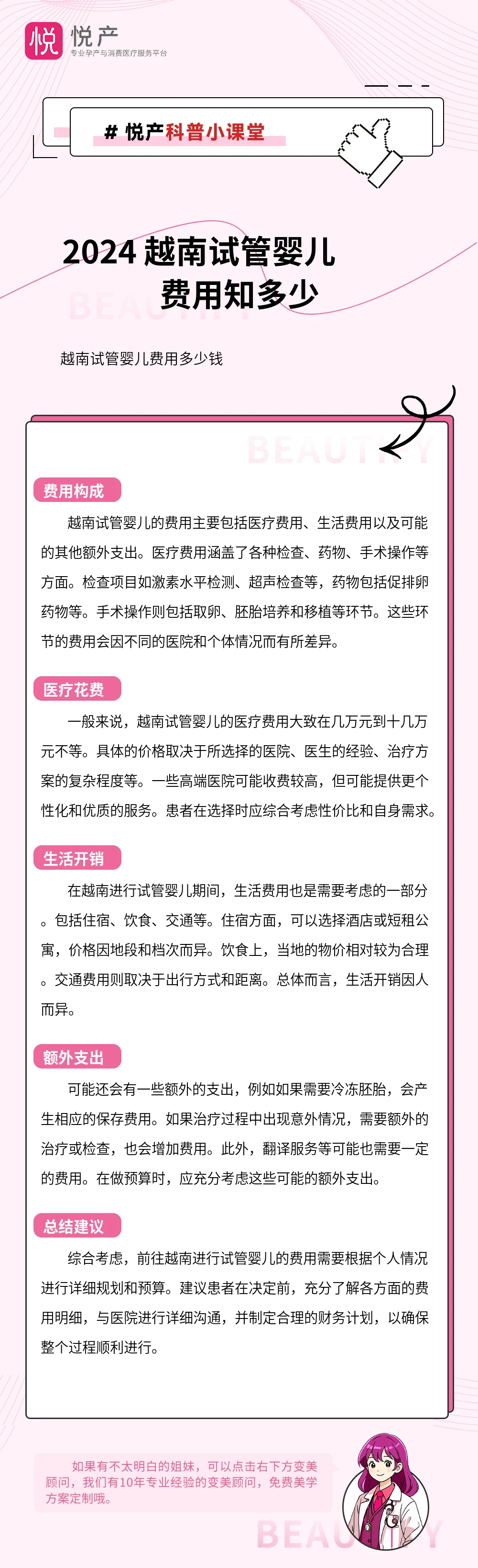 2024 越南试管婴儿费用知多少